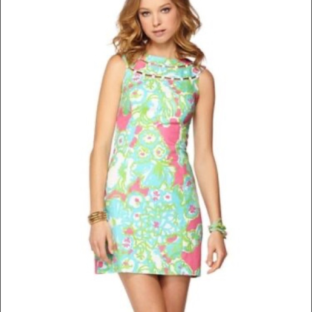 Lilly Pulitzer Lindy beaded shift size 0